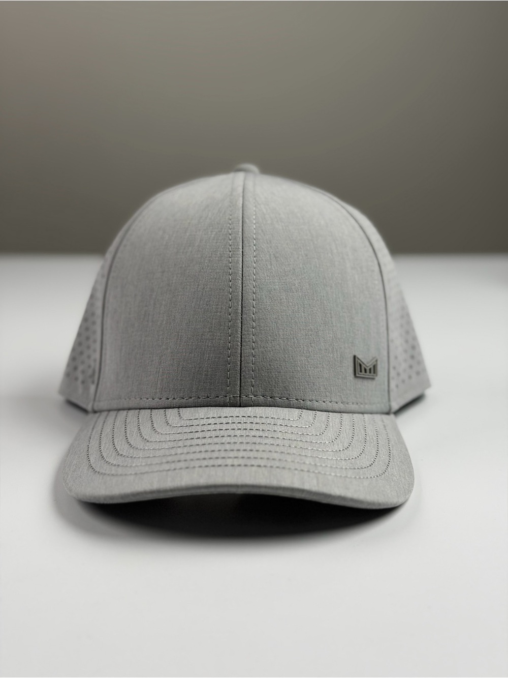 Melin A-Game Icon Hydro Performance Snapback Hat in Heather Grey, Classic